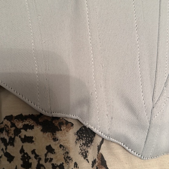 Guizio classic fitted corset in blue - Picture 4 of 10